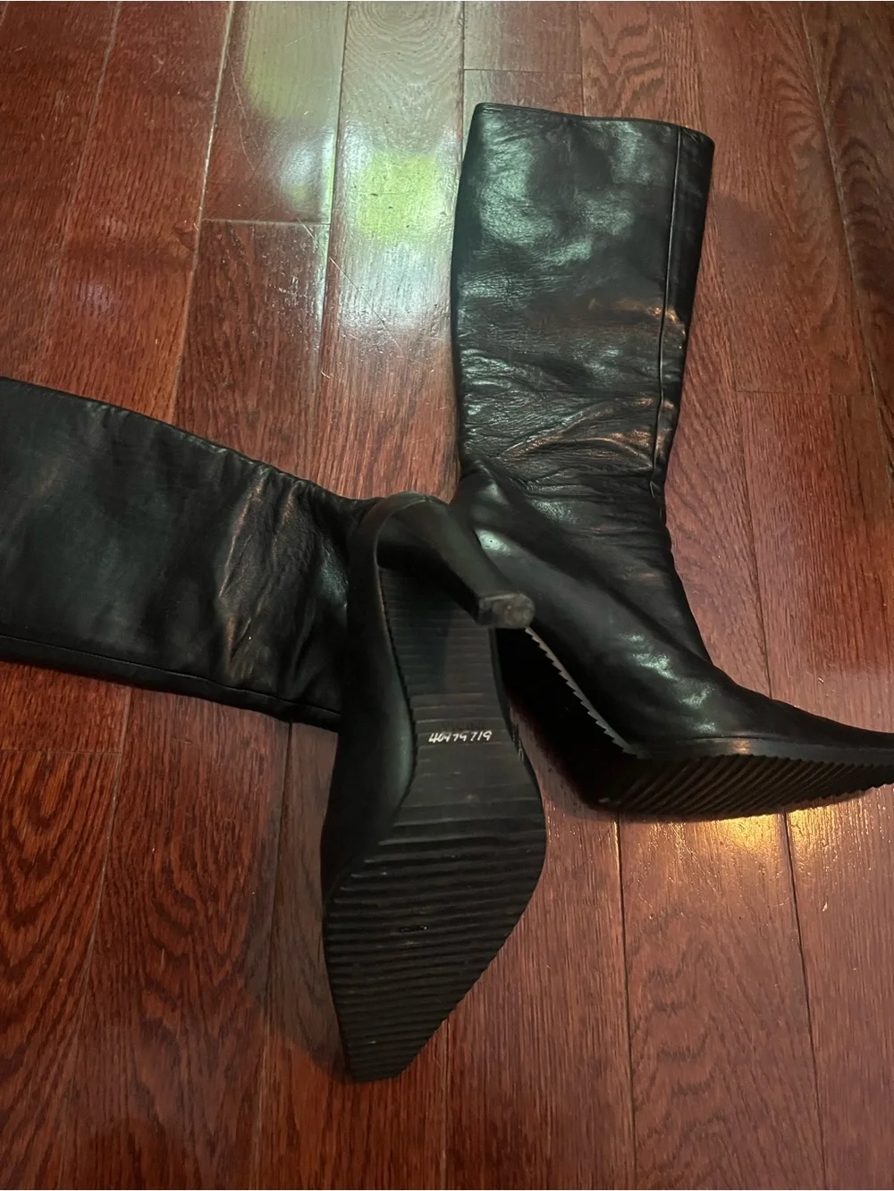 Giuseppe Zanotti Women's Black High-Heel Knee Boots